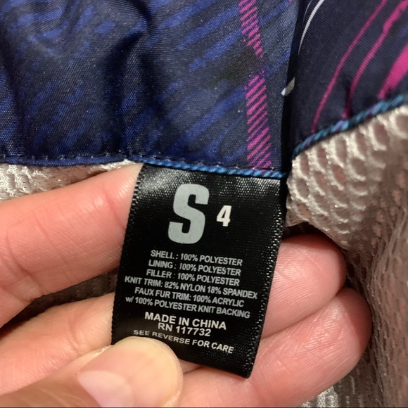 ZeroXposur Pink Blue KIDS Snow Jacket Sz 4 - Picture 6 of 8